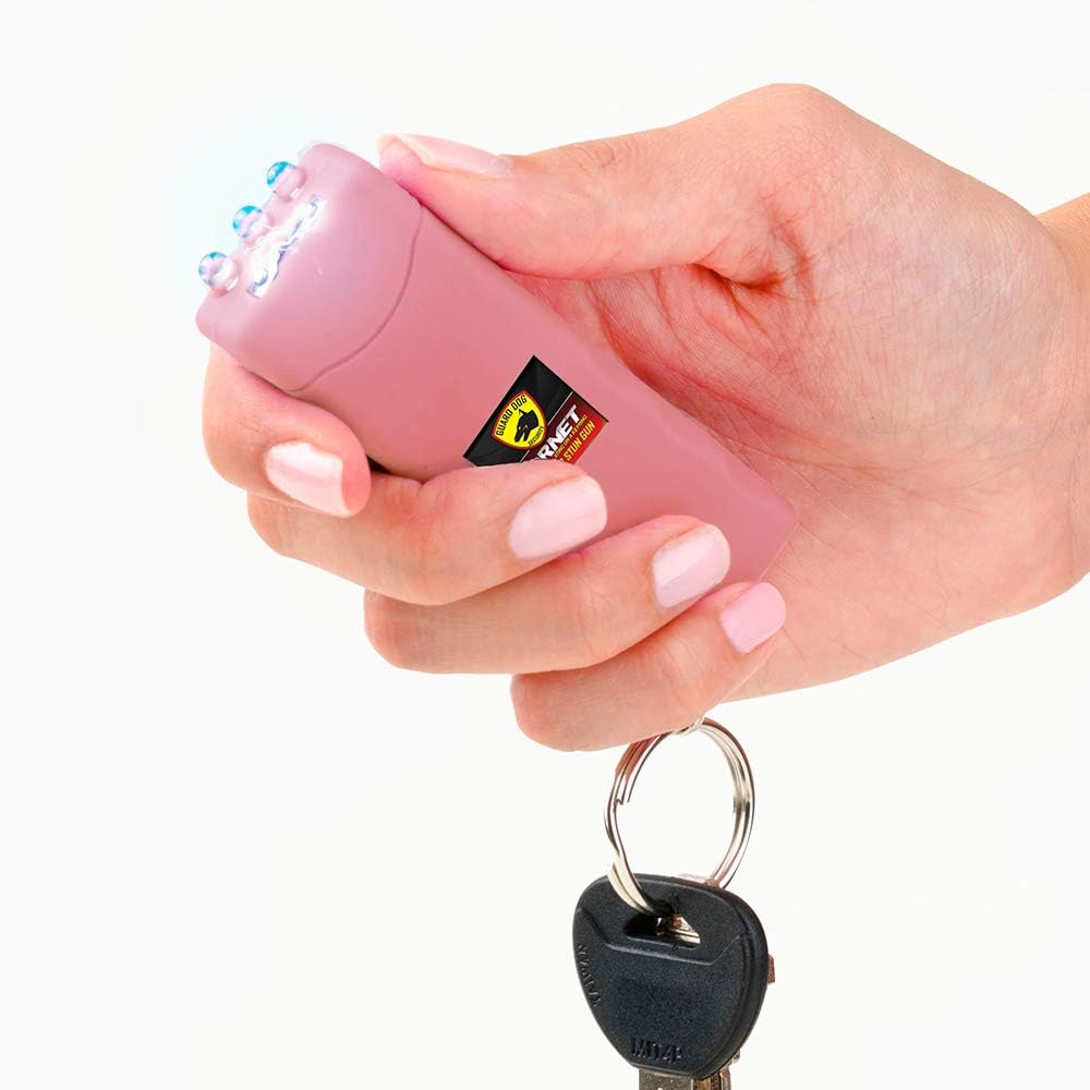 Keychain Gun Switch Guard Dog Hornet Micro Stun Gun Keychain – with LED Flashlight, Safety ...