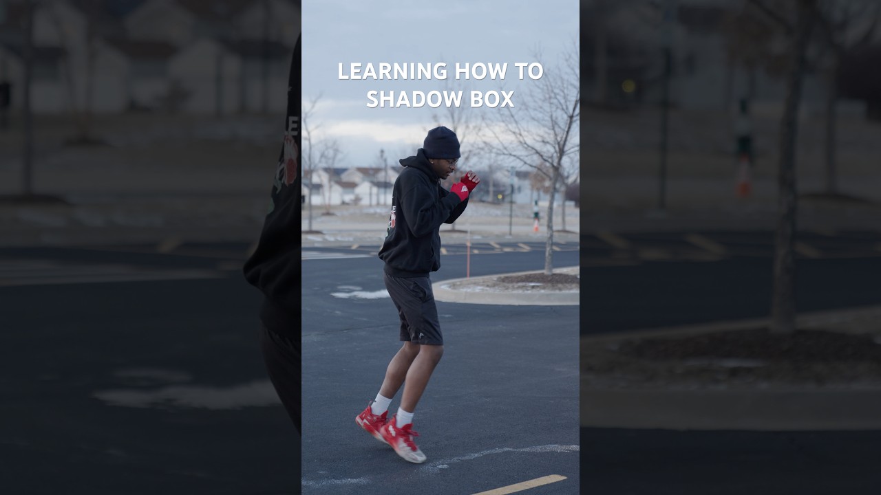 LEARNING HOW TO SHADOW BOX #boxing #boxingtraining #beginner #relatable ...